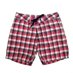 Sundek  Men's Nylon Classic Plaid Swim Shorts